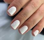 картинка услуги Маникюр короткие (в ноль) ногти однотонное покрытие