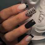 картинка услуги Маникюр с покрытием на свою длину с дизайном | Gel manicure on natural nails with design